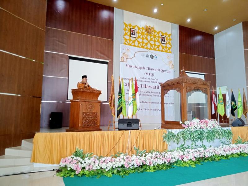 Sambutan Rektor IAIN SAS Babel Dr.Irawan,M.S.I
