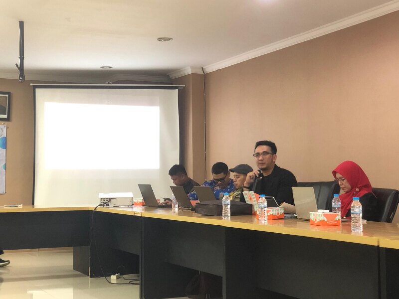 Sosialisasi dan Promosi Prodi MD disampaikan oleh Muammar Aditya, M.Ak. (Sekretaris Prodi Magister MD)