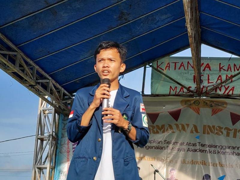 Okta Reinaldi, Ketua Dema Institut 
