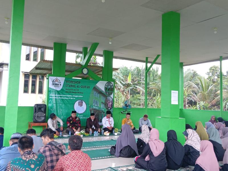 Gali Potensi Dalam Syarah Al Qur'an : Ma'had Al Jamiah IAIN SAS Babel Adakan Workshop Syarhil Al-Qur'an