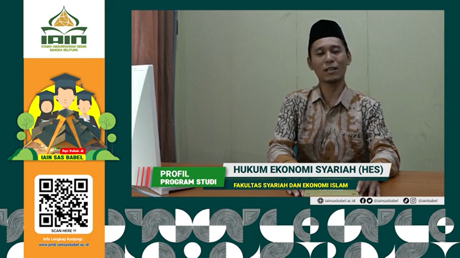 PMB Prodi Hukum Ekonomi Syariah (HES) IAIN SAS Babel