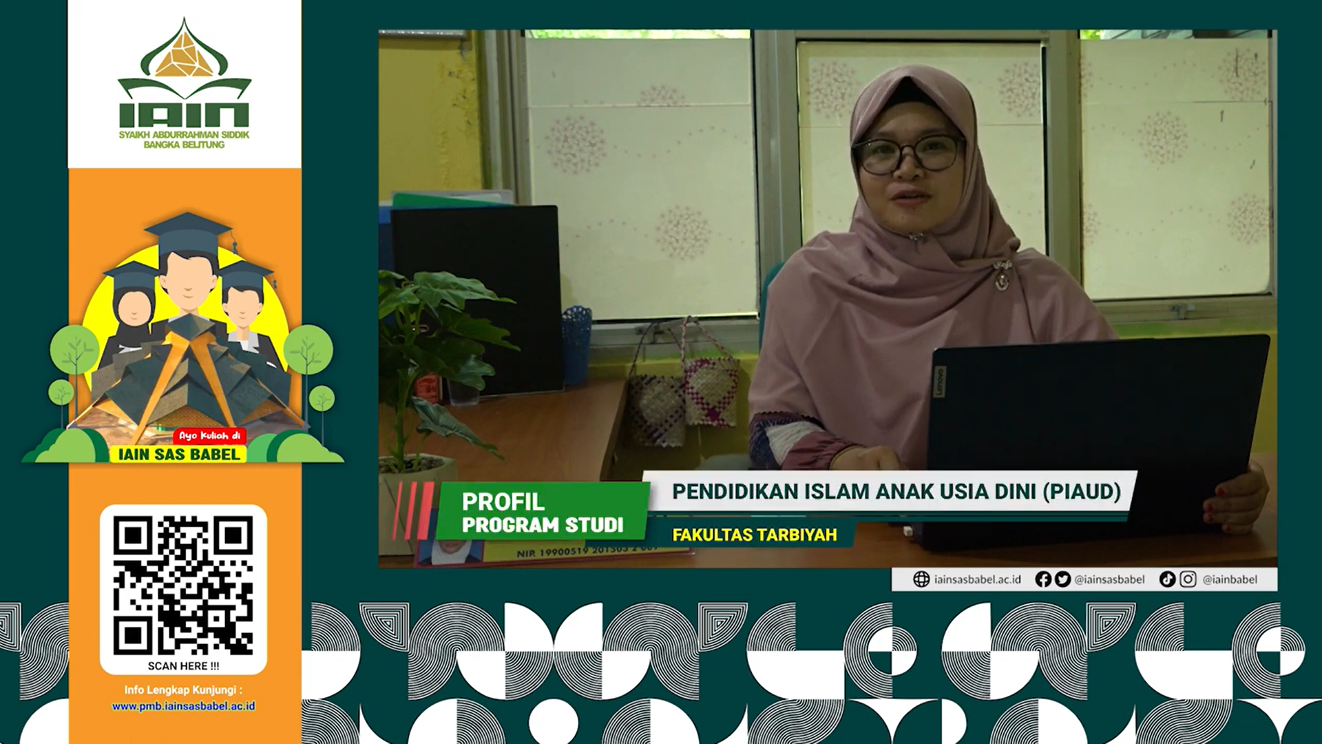 PMB Prodi Pendidikan Islam Anak Usia Dini (PIAUD) IAIN SAS Babel