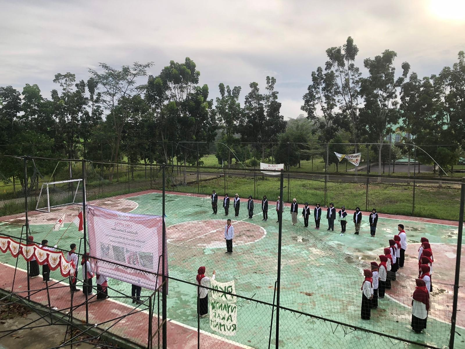 UKK KSR PMI Unit IAIN SAS Babel Gelar Diklatsar Lapangan Angkatan XIV Sambut Anggota Baru
