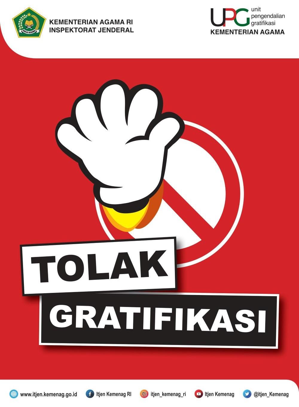 IAIN Syaikh Abdurrahman Siddik Bangka Belitung Tolak Gratifikasi