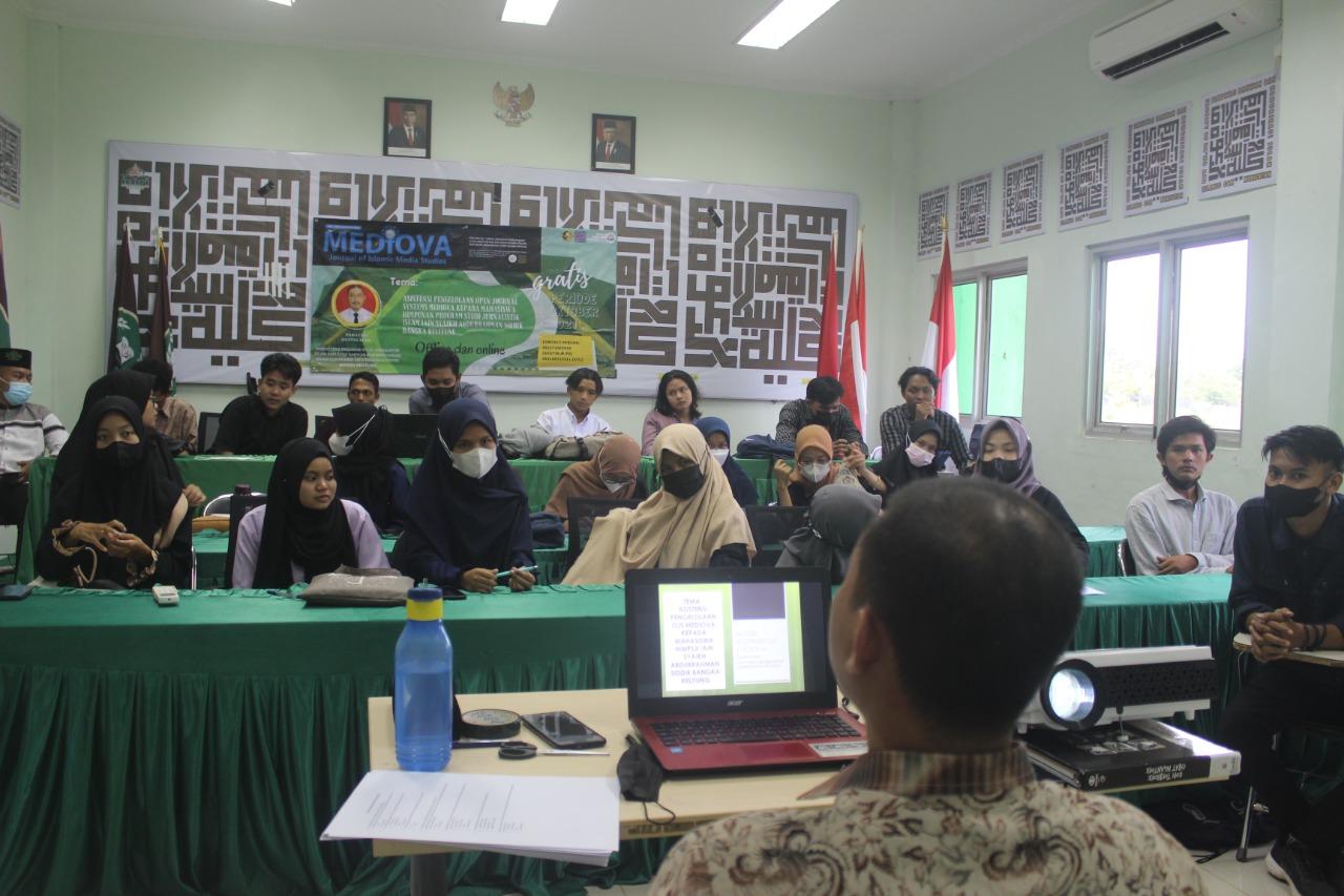 Prodi Jurnalistik IAIN SAS Bangka Belitung Sukses Adakan Asistensi Pengelolaan OJS  Mediova