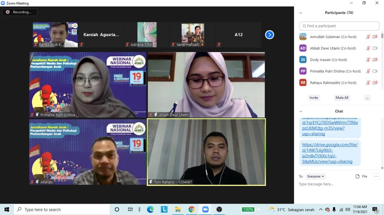 Prodi Jurnalistik Islam IAIN SAS Babel Sukseskan Gelar Webinar Nasional