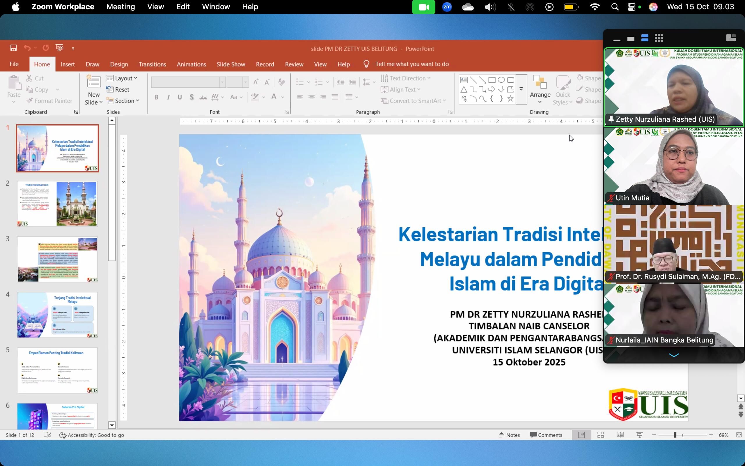 Prodi PAI IAIN SAS Babel Gelar Kuliah Dosen Tamu Internasional: Bahas Kelestarian Tradisi Intelektual Melayu dalam Pendidikan Islam Kontemporer