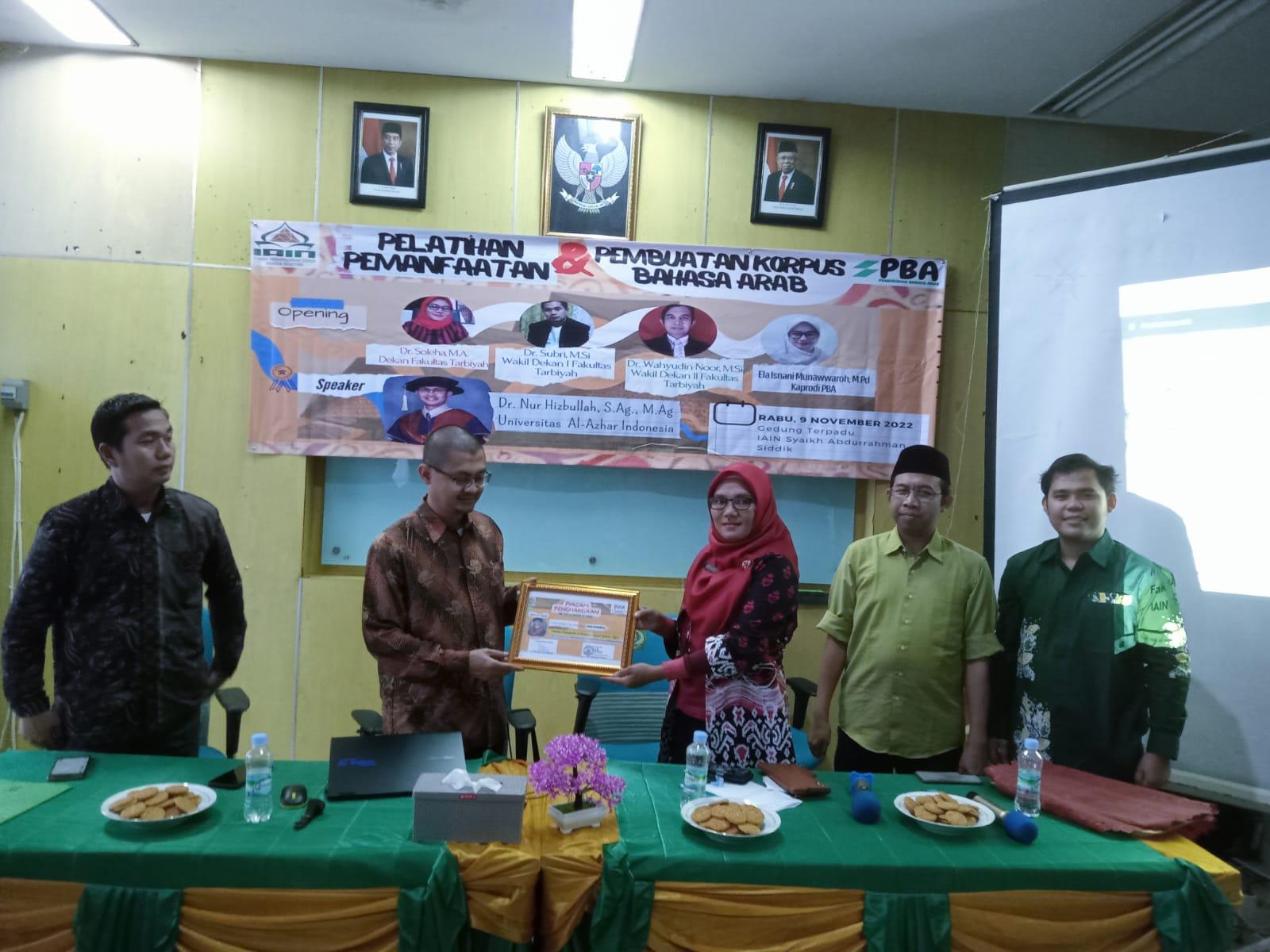 Prodi PBA IAIN SAS Bangka Belitung Adakan Workshop Pembuatan Korpus Bahasa Arab