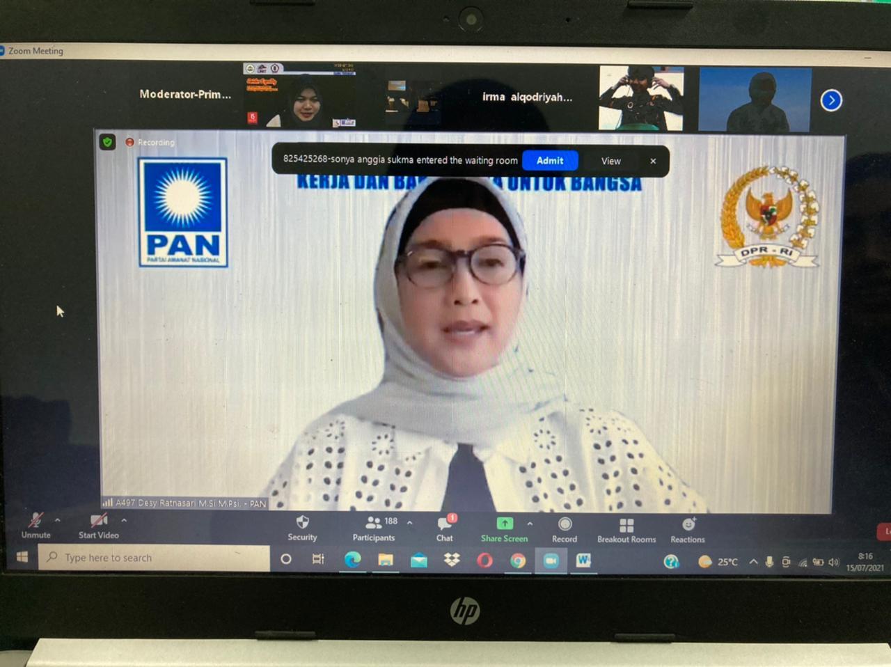 Prodi Psikologi Islam IAIN SAS Babel Sukses Gelar Webinar International , Hadirkan Pembicara dari Malaysia