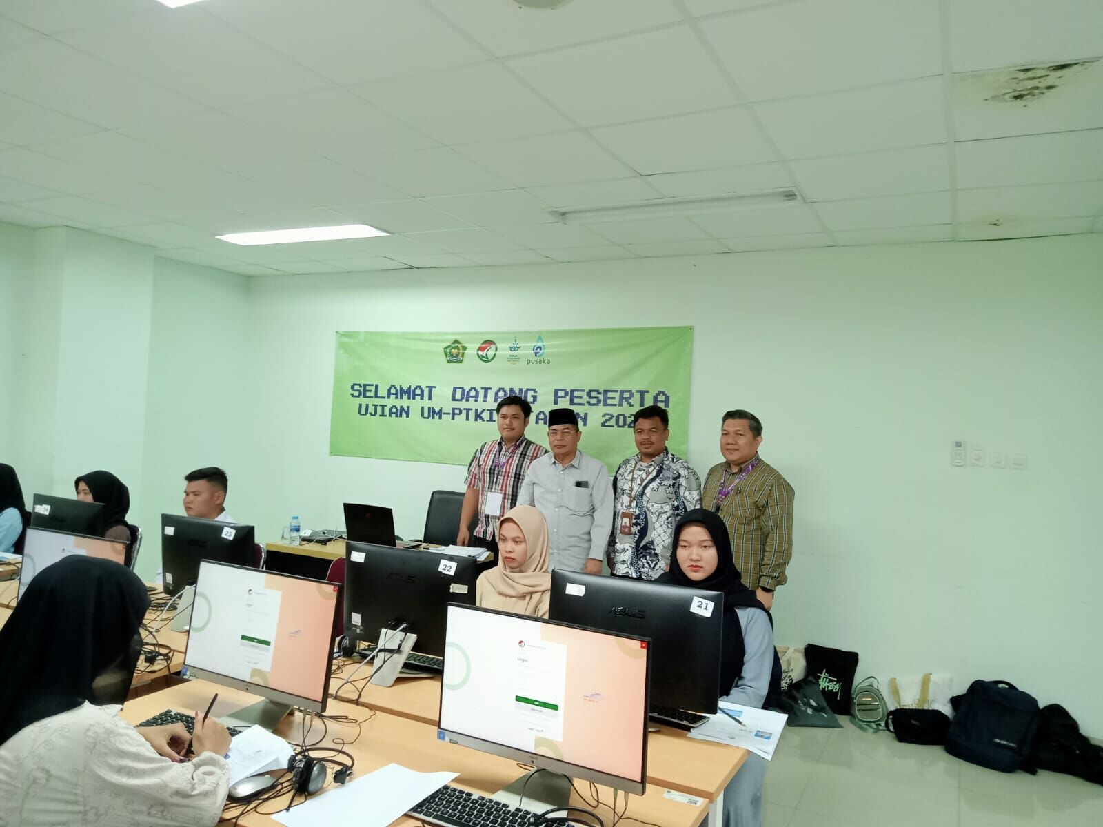 Ratusan Calon Mahasiswa Baru Ikuti Ujian SSE UM-PTKIN di IAIN SAS Babel
