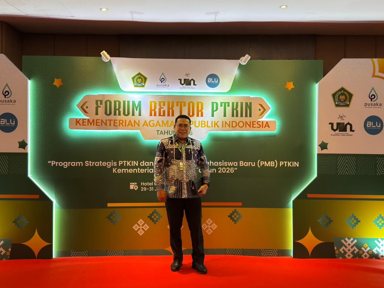 Rektor IAIN SAS Babel Hadiri Forum Rektor PTKIN di Medan