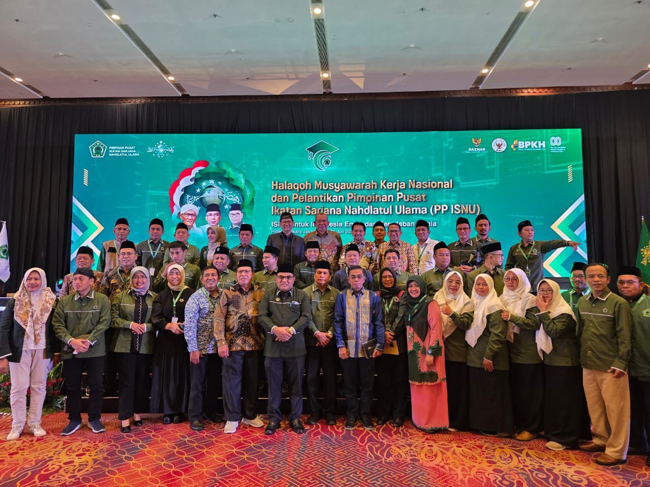 Rektor IAIN SAS Babel Hadiri Halaqah Musyawarah Kerja Nasional dan Pelantikan Pimpinan Pusat ISNU
