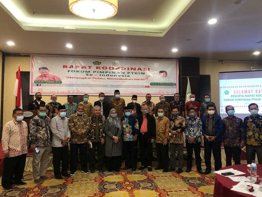Rektor IAIN SAS BABEL Hadiri Rakor Forum Pimpinan PTKIN