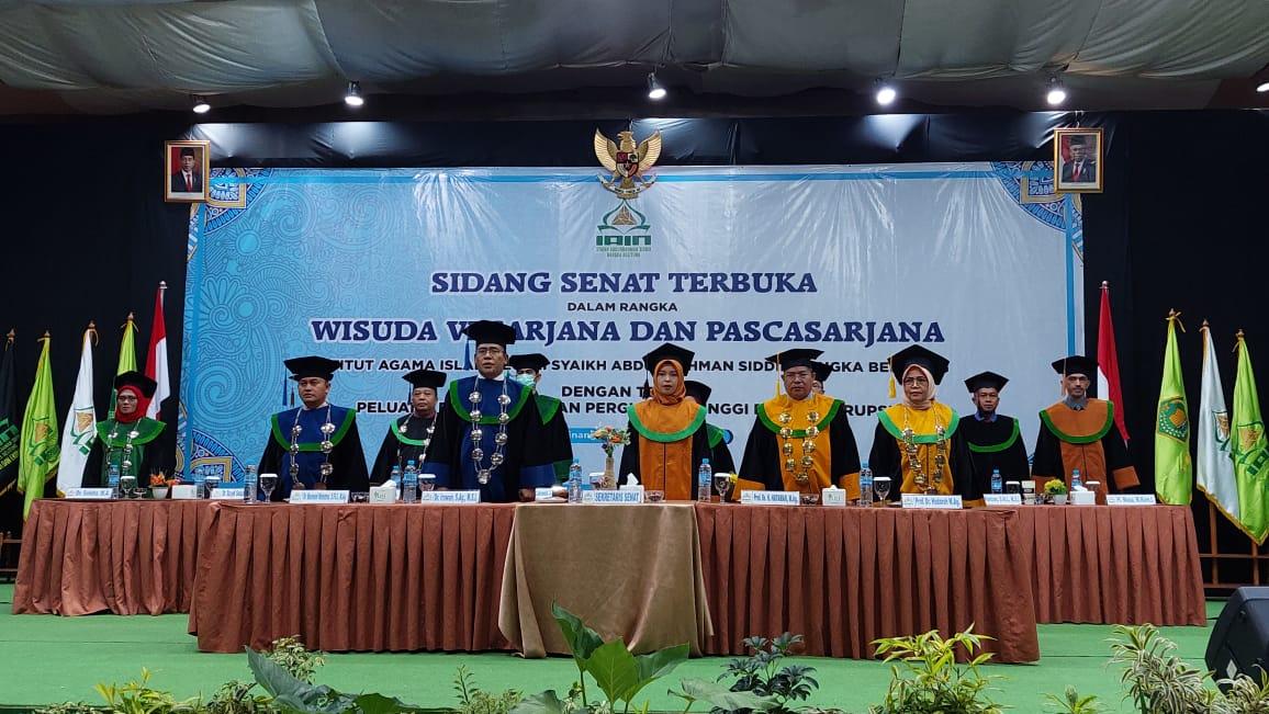 Rektor IAIN SAS Babel Luluskan 414 Wisudawan-Wisudawati Terbaik