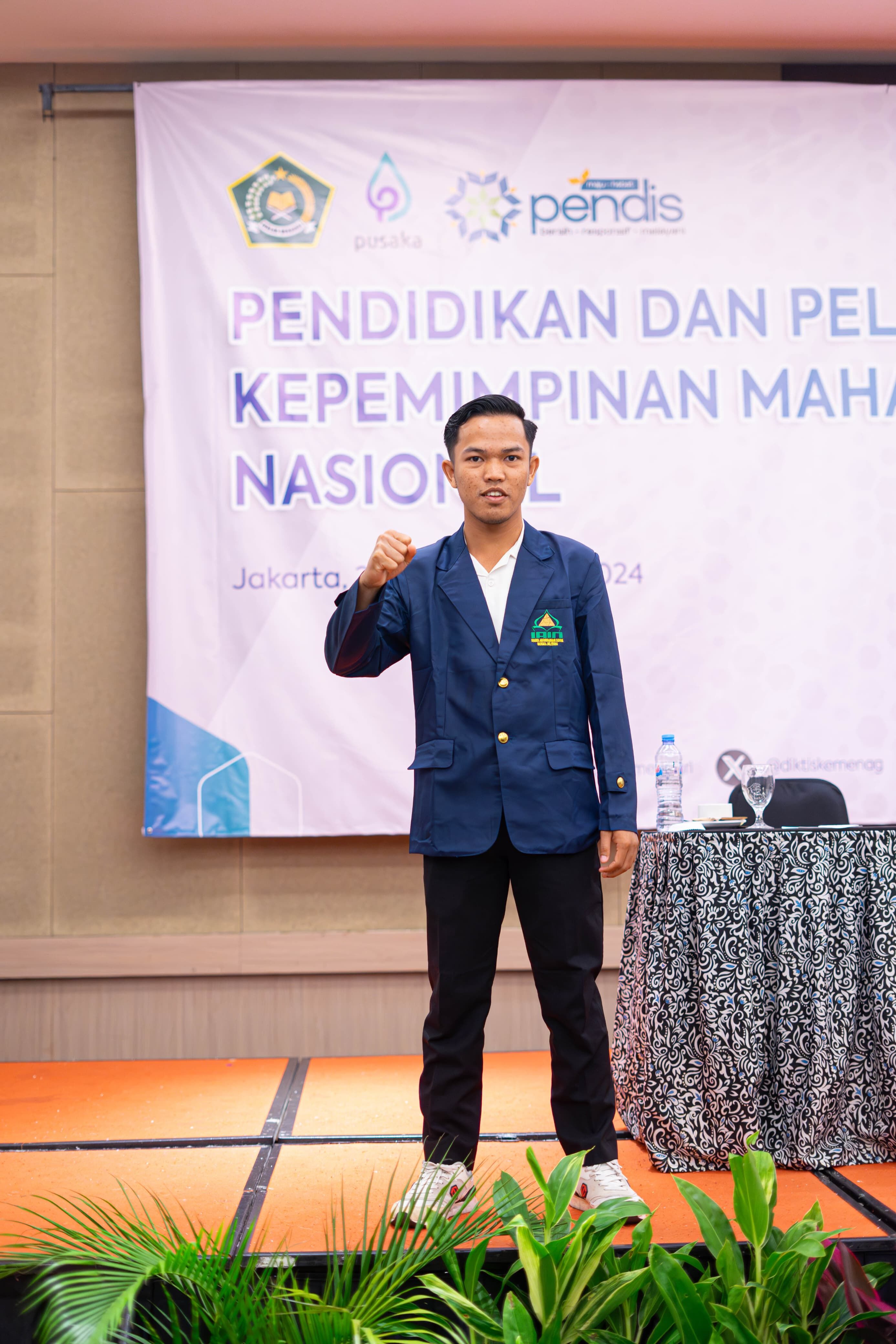 Sandri, Wakil Ketua DEMA IAIN SAS Babel Ikuti DIKLATPIMNAS Kemenag RI Ke-V