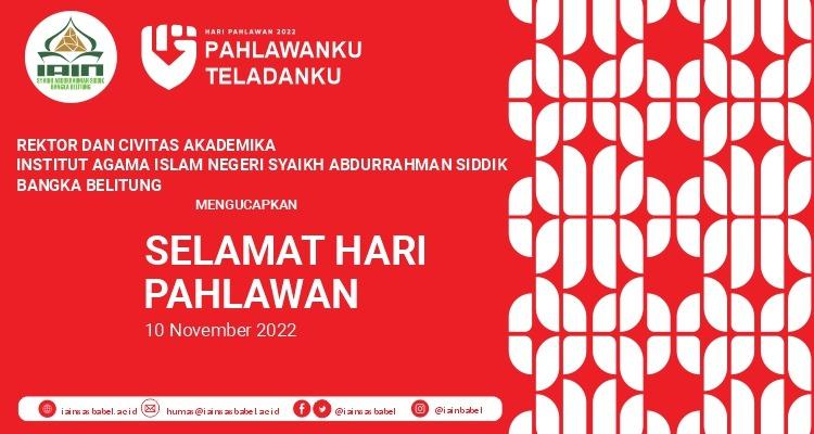 Selamat Hari Pahlawan Tahun 2022