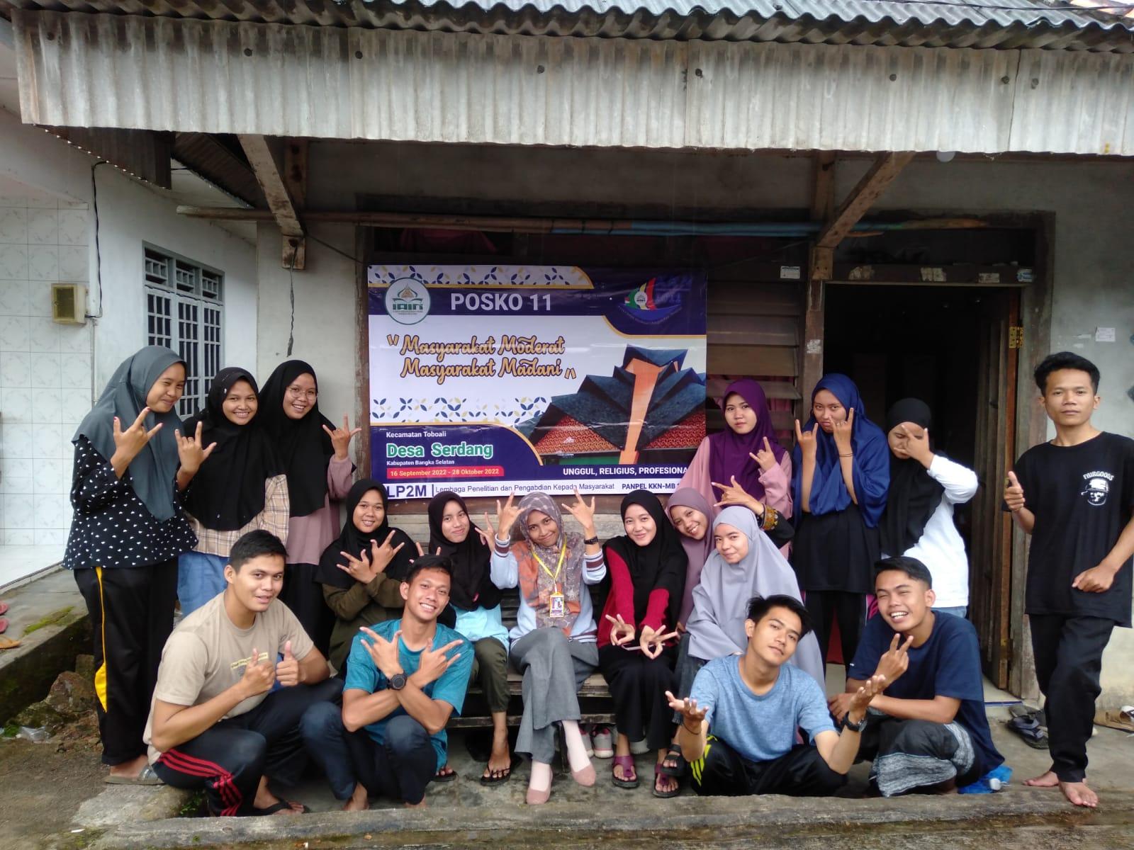 Dosen Pembimbing Lapangan Beri Arahan untuk Mahasiswa KKN Moderasi Beragama di Desa Serdang