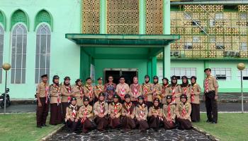 13 Anggota Racana Baru Pramuka IAIN SAS Bangka Belitung Dilantik