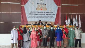 55 Mahasiswa Fakultas Syariah dan Ekonomi Islam di Yudisium