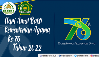 76 Tahun Hari Amal Bhakti Kementerian Agama RI Tahun 2022