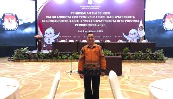 Akademisi IAIN SAS Babel Dipercaya Jadi Timsel Calon Anggota KPU Empat Kabupaten di Provinsi Kepulauan Bangka Belitung.