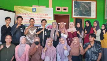 Mahasiswa Prodi BKI IAIN SAS Babel Sosialisasi Pentingnya Menjaga Kesehatan Mental Di Desa Pangkal Beras