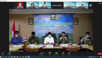 BAN-PT Lakukan Asesmen Lapangan Akreditasi IAIN SAS Babel Secara Daring
