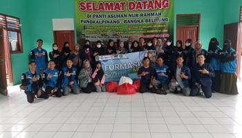 Berbagi Sesama, Formasi KIP-K IAIN SAS Babel Kunjungi Lima Panti Asuhan Di Pangkalpinang