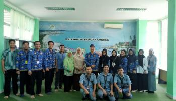 Dinas Kearsipan dan Perpustakaan Bangka Tengah Studi Komperatif ke UPT Perpustakaan IAIN SAS Babel
