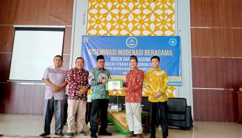 Diseminasi Moderasi Beragama Bagi Dosen dan Mahasiswa  FSEI IAIN SAS Babel
