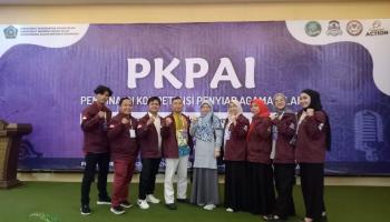 Dosen Prodi KPI IAIN SAS Babel Raih Juara 1 Vidio Konten dalam Ajang Kompetensi Penyiar Agama Islam