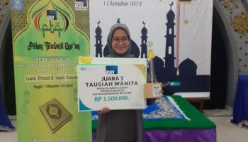 Dua Mahasiswa IAIN SAS Bangka Belitung Juara I PTQ LPP RRI Ke- 52 Tingkat Provinsi