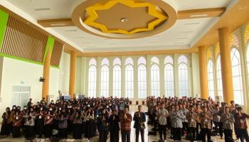 Finalist Duta Pengadilan Agama Mentok Promosikan Kepada Mahasiswa Baru Tugas dan Kewajiban di Acara TAMASYADEI Tahun 2022