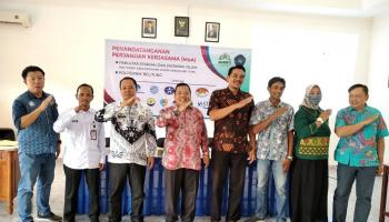FSEI IAIN SAS Babel dan Politeknik Belitung Teken MoA dengan Stakeholder Belitung