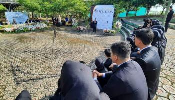 FSEI IAIN SAS Babel Sukses Gelar Yudisium Ke- X  Dengan Konsep di Ruang Terbuka
