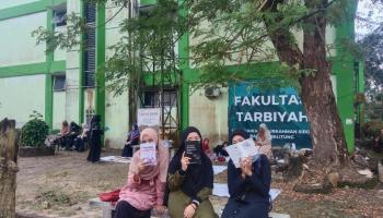 Gelar Lapak Baca, LDK As-Siddik IAIN SAS Babel Semarakkan Budaya Literasi di Kampus