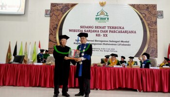 Hadir Wisuda IAIN SAS Babel, Sekretaris Ditjen Pendis Kemenag Sampaikan Spirit Moderasi Beragama Menuju Islam Rahmatan Li’alamin