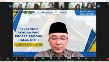 Halal Center IAIN SAS Babel Gelar Pelatihan Pendamping Proses Produk Halal
