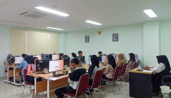 Hari Pertama Ujian SSE UM-PTKIN di IAIN SAS Bangka Belitung Berjalan Lancar