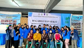 Pengabdian Masyarakat : Hima Prodi PBA IAIN SAS Babel Dan Hima Keperawatan Stikes Citra Delima Berkolaborasi  !