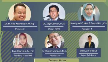 Hima Prodi BKI IAIN SAS Bangka Belitung Gelar Webinar Nasional