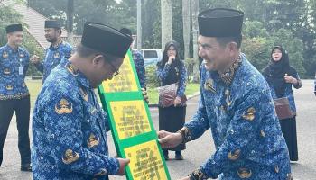 HUT KORPRI, Dua ASN IAIN SAS Bangka Belitung Berprestasi Sabet Penghargaan dari Pemprov Babel
