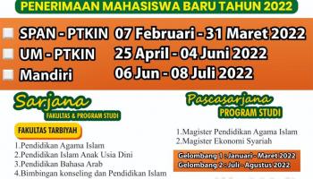 IAIN SAS Bangka Belitung Umumkan 766 Peserta Lulus SPAN PTKIN Tahun 2022