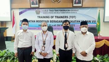 IAIN SAS Bangka Belitung Delegasi Dua Dosen Mengikuti ToT Moderasi Beragama
