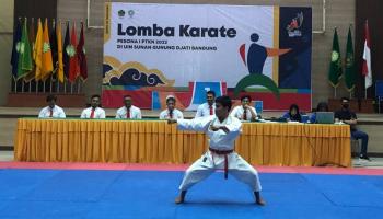 Karateka IAIN SAS Babel Berlaga di Bumi Pasundan Kota Kembang