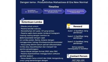 Lomba Desain Poster Kementerian Komunikasi & Informasi DEMA IAIN SAS BABEL 2020