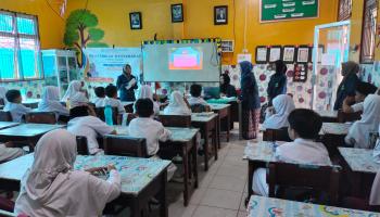 Mahasiswa IAIN SAS Babel Fakultas Tarbiyah Prodi PAI Mengimplementasikan Projek Penguatan Profil Pelajar Pancasila  di SDN 11 Pangkal Pinang