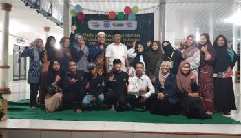 Peringati Maulid Nabi, Mahasiswa KKN  Ajak Tauladani Figur Nabi Muhammad SAW
