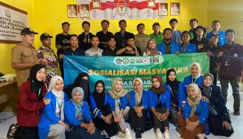Mahasiswa KKN Melayu Serumpun Sosialisasi Pencegahan Stunting dan Penikahan Dini Desa Banjaran