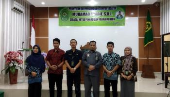 Mahasiswa PKL Prodi HKI Hadiri Pelantikan dan Pengambilan Sumpah Jabatan Ketua Pengadilan Agama Muntok